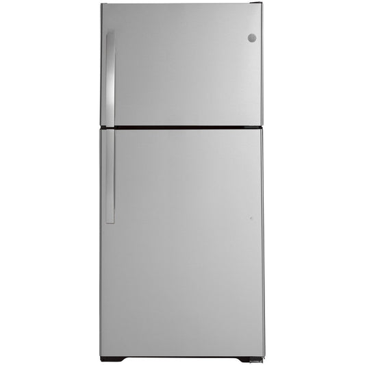 GE GTS22KYNRFS 33-inch Top-Freezer Refrigerator - Fingerprint Resistant Stainless
