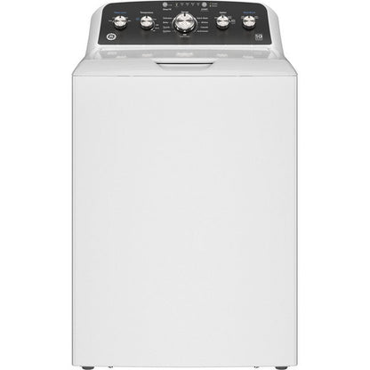 GE GTW485ASWWB 27" Top Load Washer – White with Black Matte Backsplash