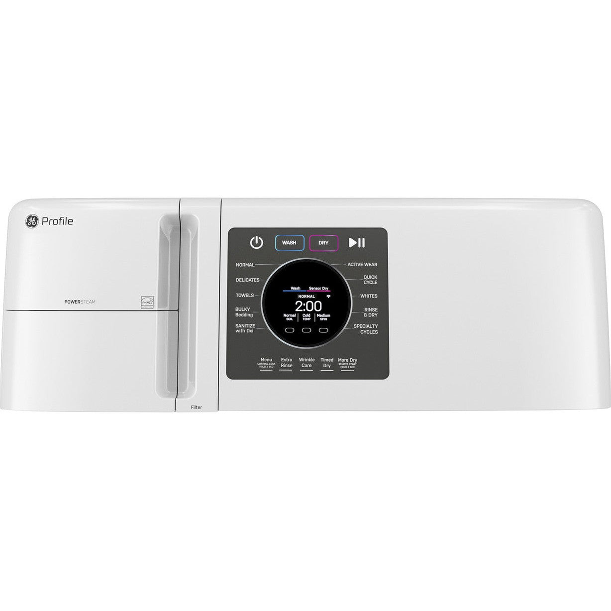 GE Profile PFQ83HSSWWW 28" UltraFast Ventless Washer Dryer Combo 4.6 Cu. Ft. – White