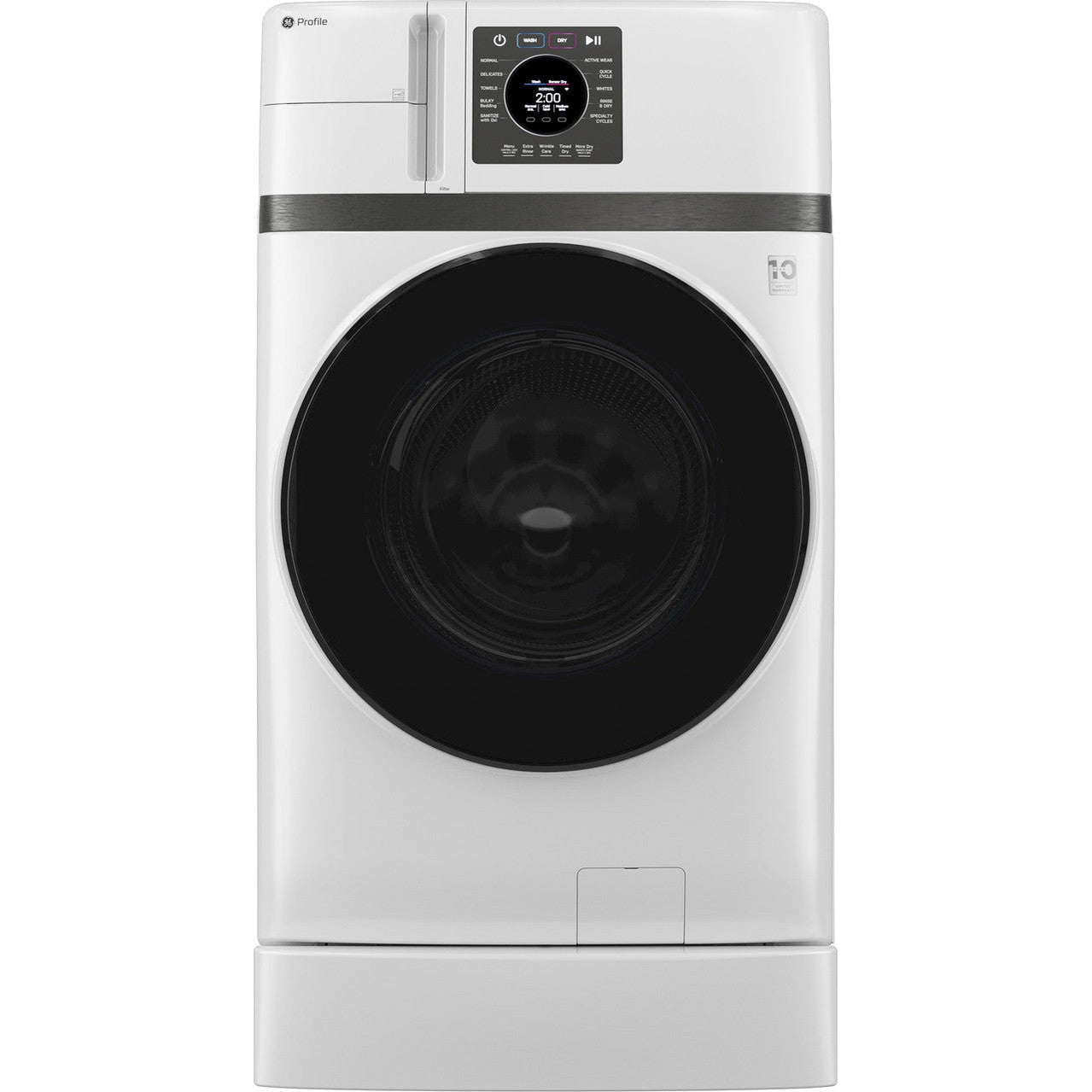 GE Profile PFQ83HSSWWW 28" UltraFast Ventless Washer Dryer Combo 4.6 Cu. Ft. – White