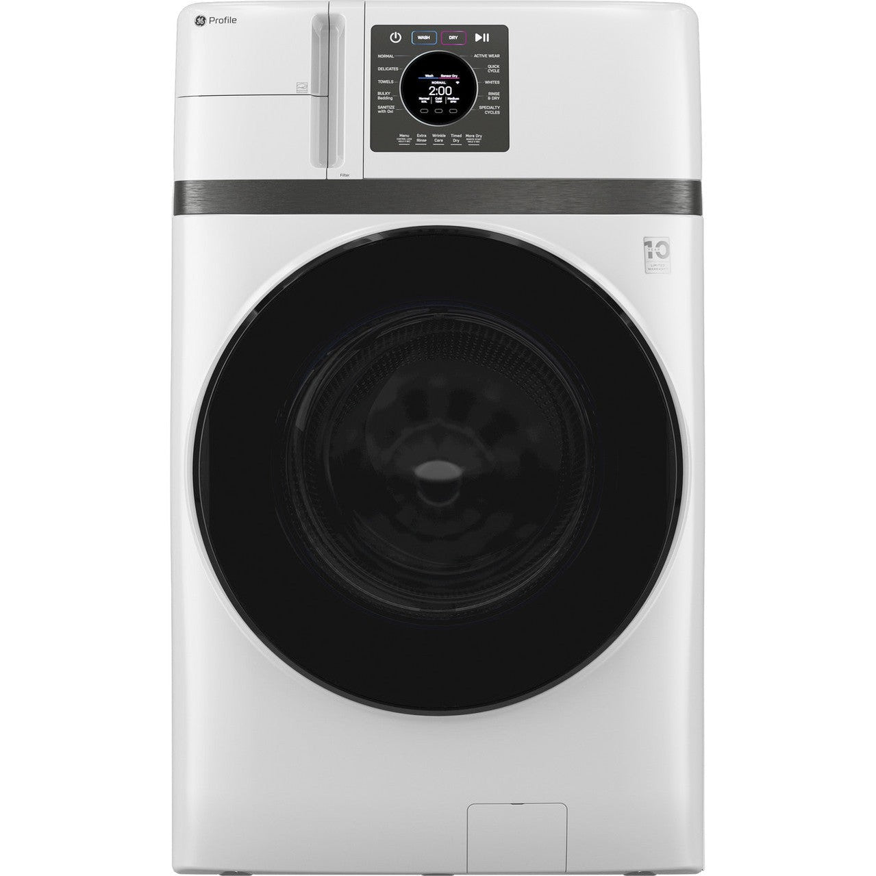 GE Profile PFQ83HSSWWW 28" UltraFast Ventless Washer Dryer Combo 4.6 Cu. Ft. – White