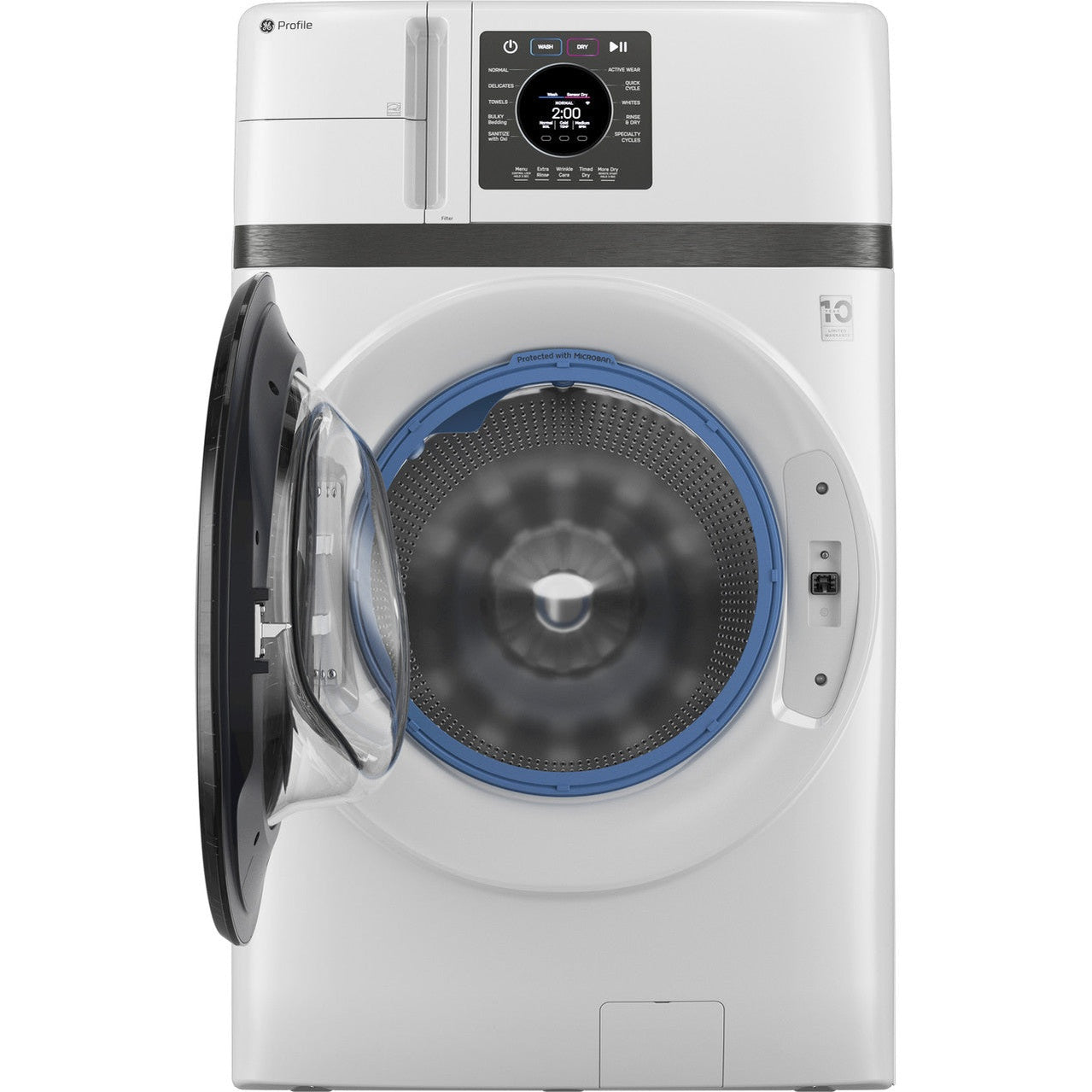 GE Profile PFQ83HSSWWW 28" UltraFast Ventless Washer Dryer Combo 4.6 Cu. Ft. – White