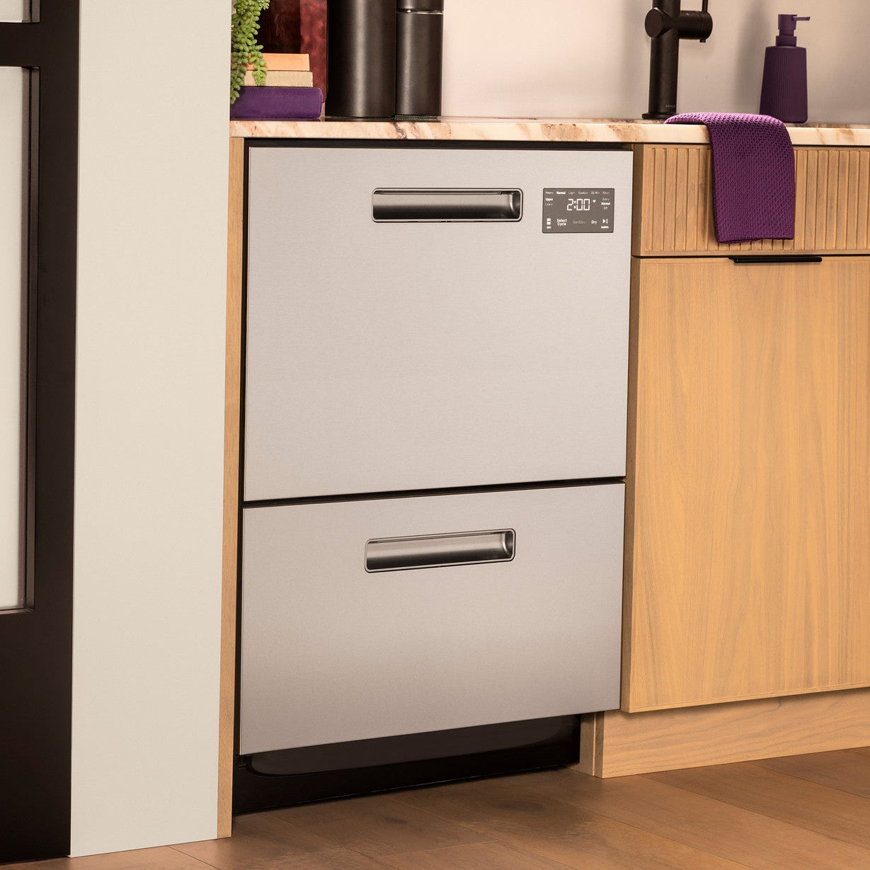 GE Profile PDD415PYYFS 24" Dishwasher Double Drawer – Fingerprint Resistant Stainless Steel