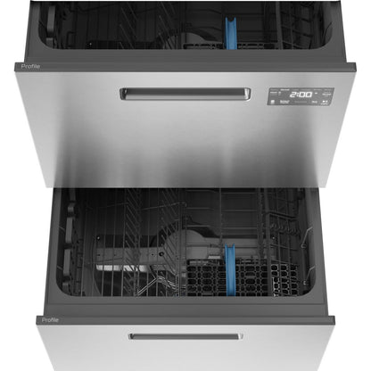 GE Profile PDD415PYYFS 24" Dishwasher Double Drawer – Fingerprint Resistant Stainless Steel