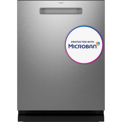 GE Profile PDP755SBVTS 24" Smart UltraFresh System Dishwasher with Microban® – Fingerprint Resistant Black Stainless Steel