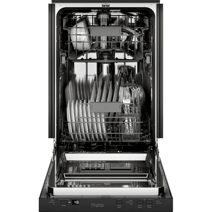 GE Profile PDT145SGLBB 18" ADA Compliant Built-In Dishwasher with Sanitize Cycle – Black