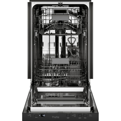 GE Profile PDT145SGLBB 18" ADA Compliant Built-In Dishwasher with Sanitize Cycle – Black