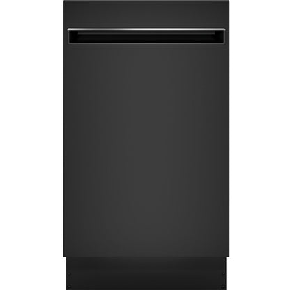 GE Profile PDT145SGLBB 18" ADA Compliant Built-In Dishwasher with Sanitize Cycle – Black