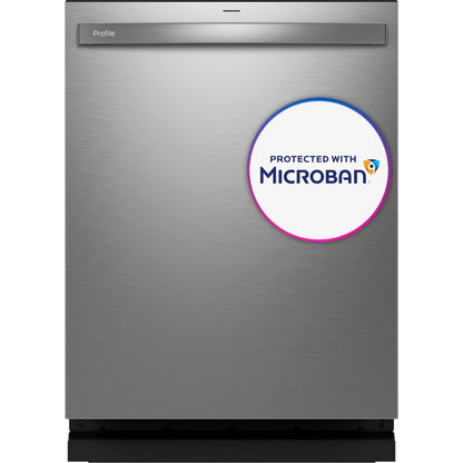 GE Profile PDT795SBVTS 24" Smart UltraFresh System Dishwasher with Microban® – Fingerprint Resistant Black Stainless Steel