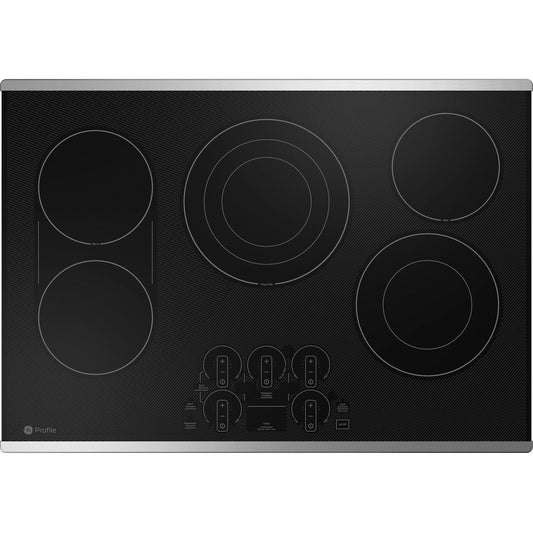 GE Profile PEP9030STSS 30” Electric Radiant Cooktop – Stainless Steel