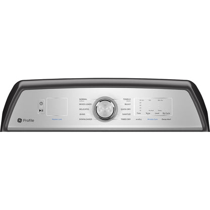 GE Profile PTD60EBPRDG 27" Smart Electric Dryer 7.4 Cu. Ft. with Sensor Dry – Diamond Gray
