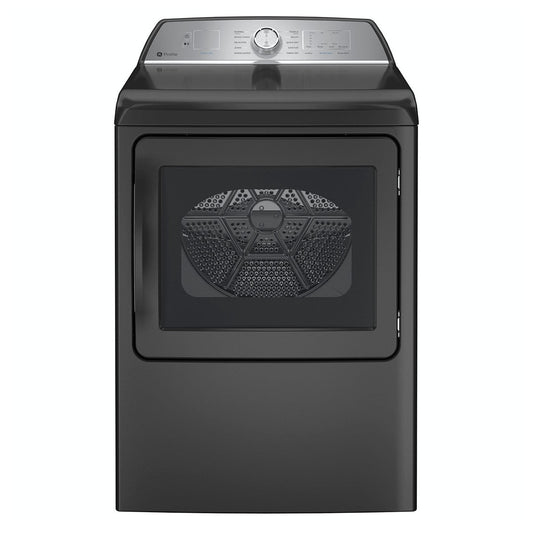 GE Profile PTD60EBPRDG 27" Smart Electric Dryer 7.4 Cu. Ft. with Sensor Dry – Diamond Gray