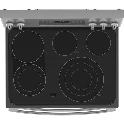 GE Profile™ 30" Smart Free-Standing Electric Double Oven Convection Range with No Preheat Air Fry