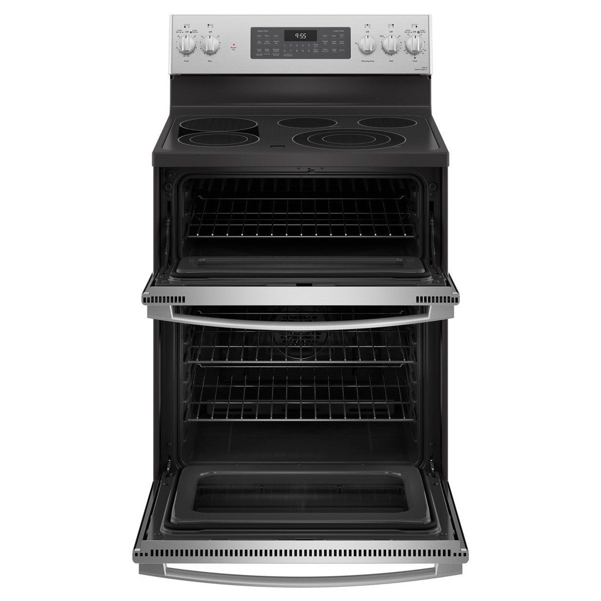 GE Profile™ 30" Smart Free-Standing Electric Double Oven Convection Range with No Preheat Air Fry