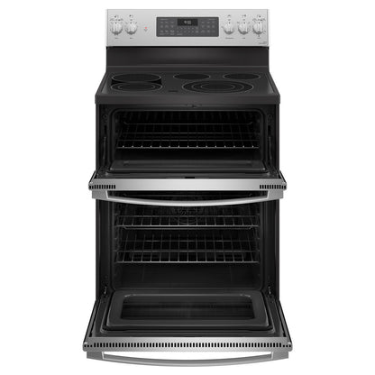 GE Profile™ 30" Smart Free-Standing Electric Double Oven Convection Range with No Preheat Air Fry