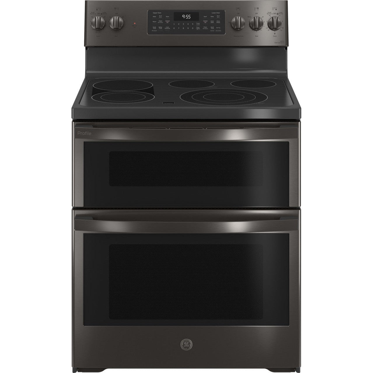 GE Profile PB965BPTS 30" 6.6 Cu. Ft. Smart Freestanding Electric Double Oven Convection Range with No Preheat Air Fry