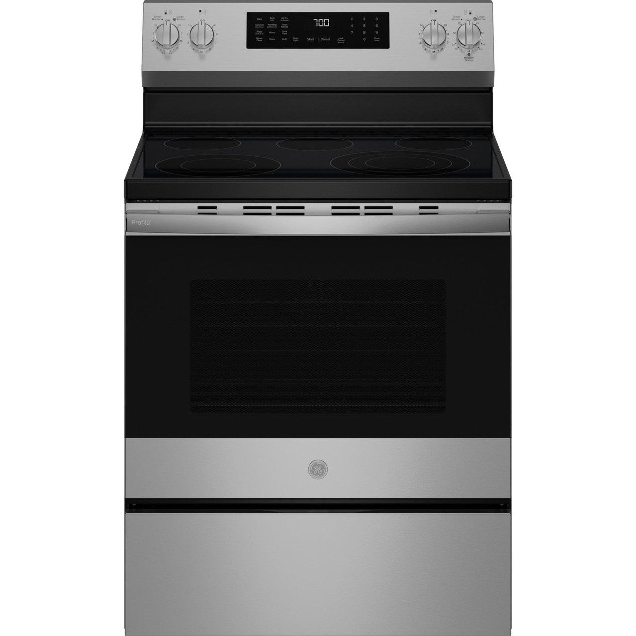 GE Profile PRF700AYFS 30" Smart Freestanding Electric Range with No Preheat Air Fry