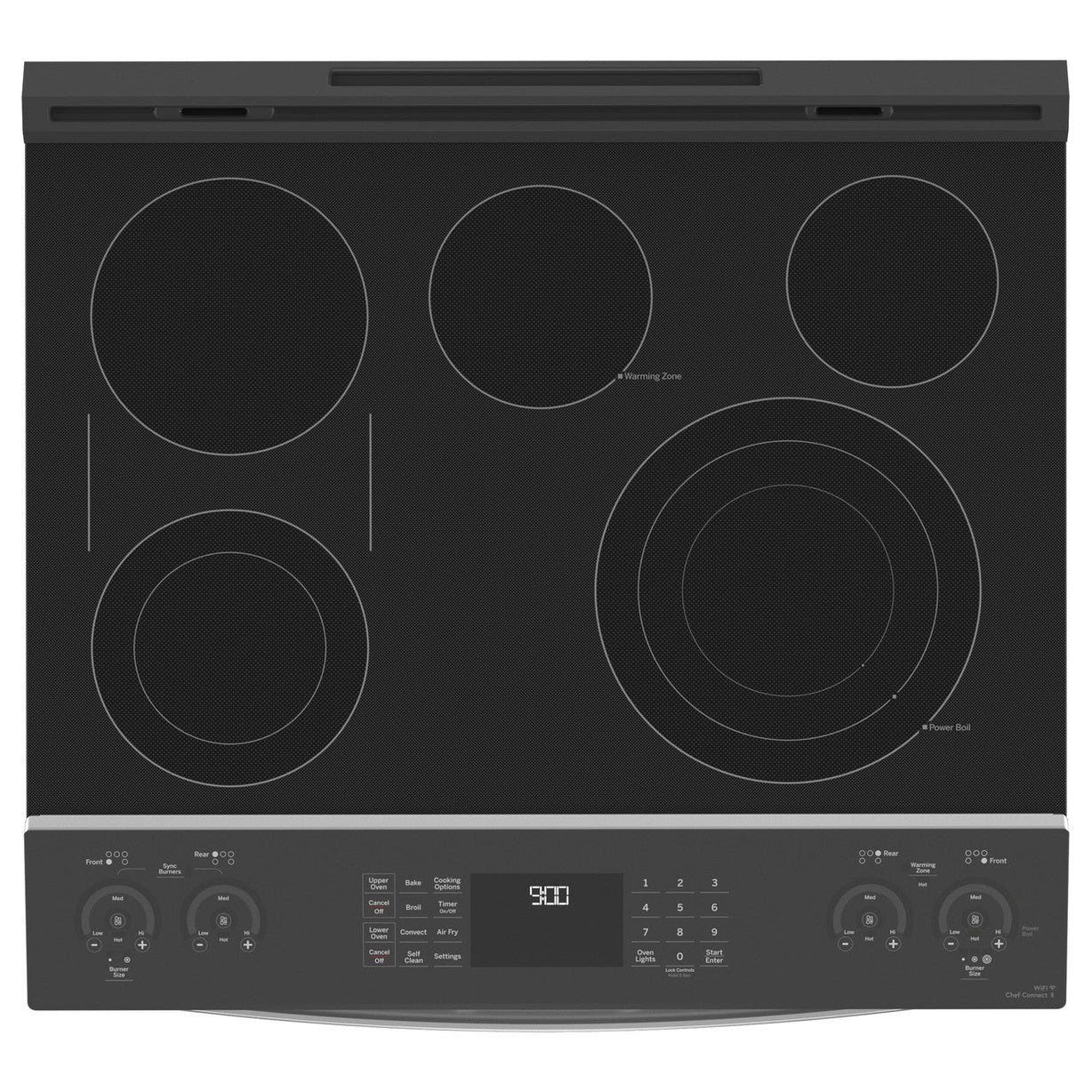 GE Profile PS960YPFS 30" 6.6 Cu. Ft. Smart Slide-In Electric Double Oven Convection Range with No Preheat Air Fry