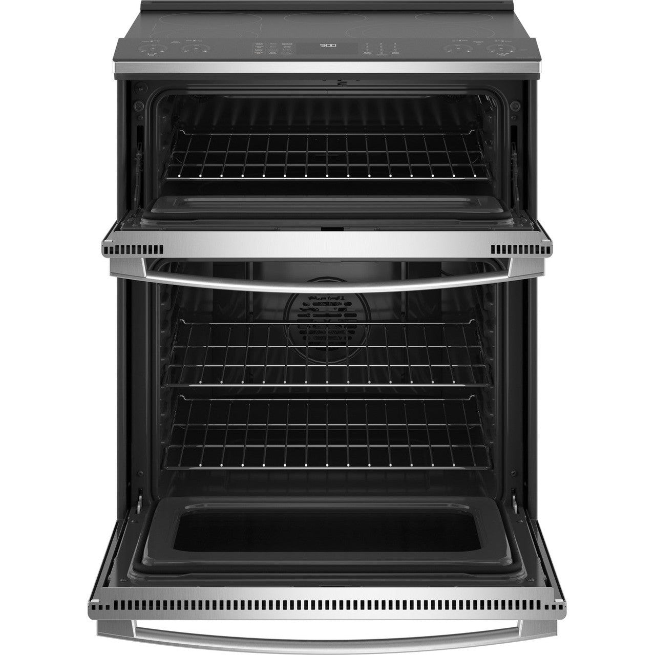 GE Profile PS960YPFS 30" 6.6 Cu. Ft. Smart Slide-In Electric Double Oven Convection Range with No Preheat Air Fry