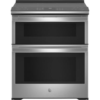 GE Profile PS960YPFS 30" 6.6 Cu. Ft. Smart Slide-In Electric Double Oven Convection Range with No Preheat Air Fry