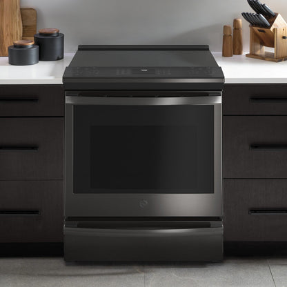 GE Profile PSS93BPTS 30" 5.3 Cu. Ft. Smart Slide-In Electric Convection Range with No Preheat Air Fry