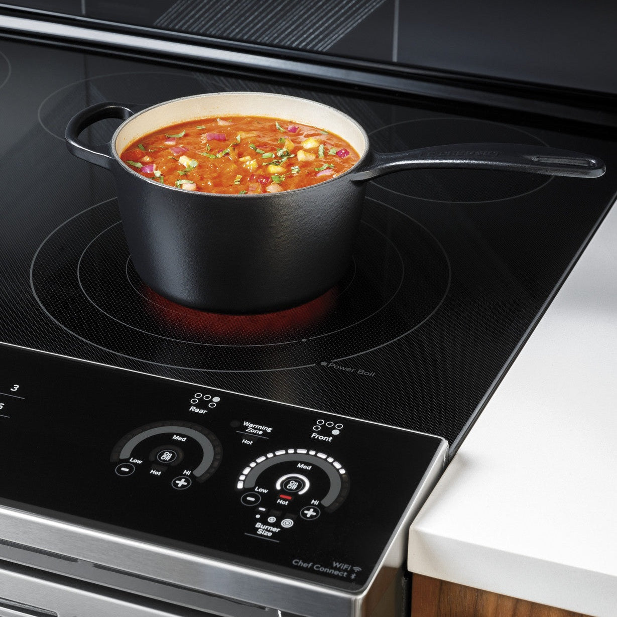 GE Profile PSS93BPTS 30" 5.3 Cu. Ft. Smart Slide-In Electric Convection Range with No Preheat Air Fry