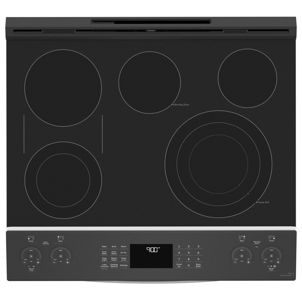 GE Profile PSS93YPFS 30" 5.3 Cu. Ft. Smart Slide-In Electric Convection Range with No Preheat Air Fry