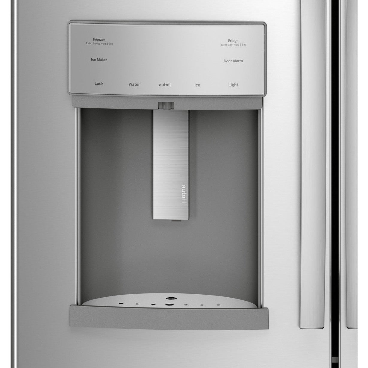 GE Profile PFD28KYNFS 36" 27.8 Cu. Ft. French Door Refrigerator with Hands-Free AutoFill