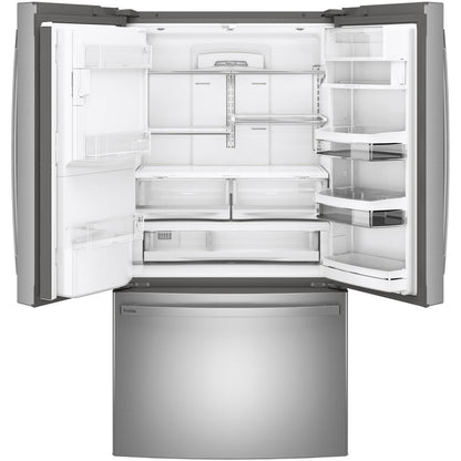 GE Profile PFD28KYNFS 36" 27.8 Cu. Ft. French Door Refrigerator with Hands-Free AutoFill
