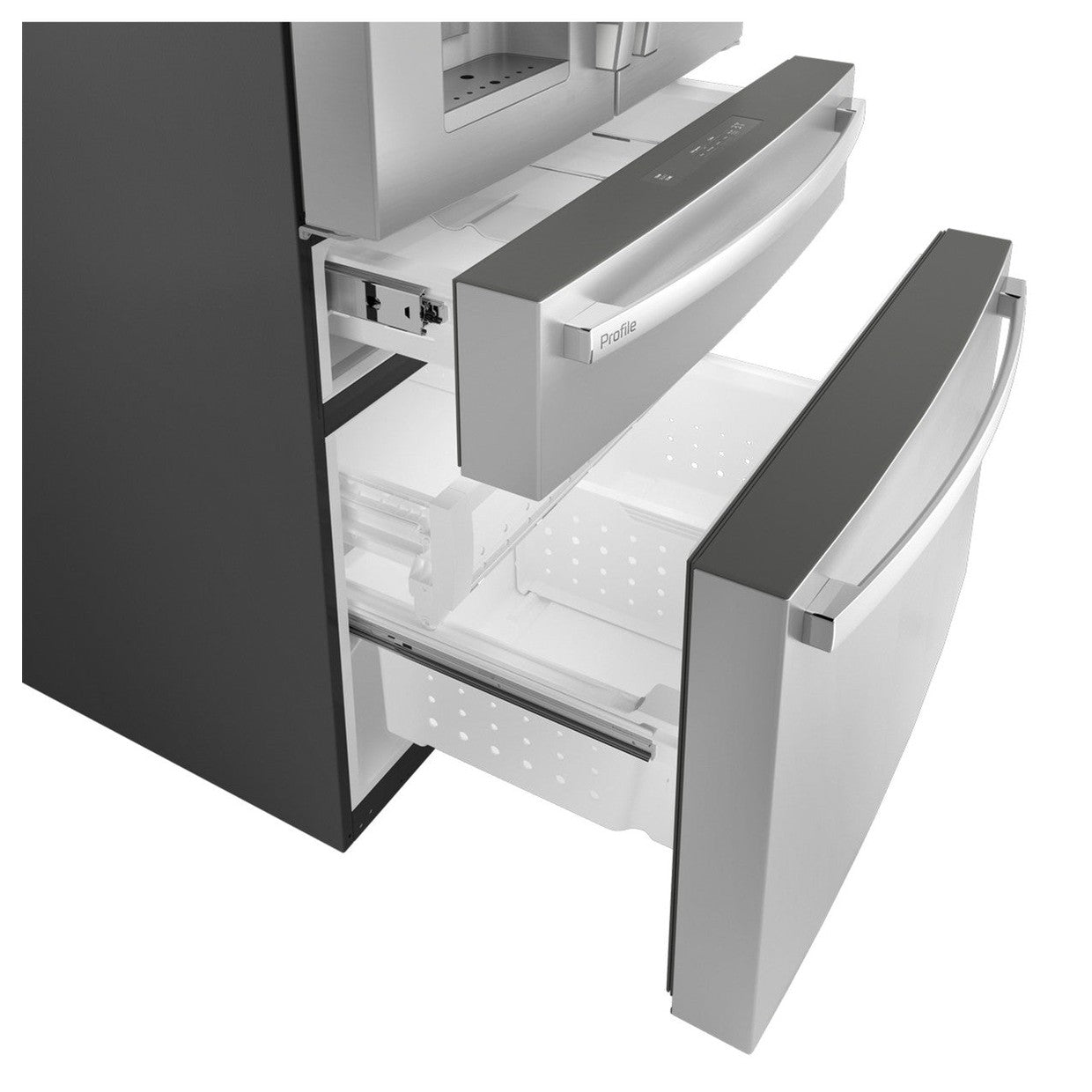 GE Profile PVD28BYNFS 36" 27.9 Cu. Ft. 4-Door French Door Refrigerator with Dual-Dispense AutoFill Pitcher