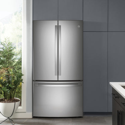 GE Profile PWE23KYNFS 36" 23.1 Cu. Ft. Counter-Depth French Door Refrigerator with Hands-Free AutoFill