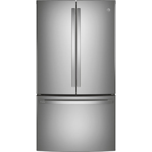 GE Profile PWE23KYNFS 36" 23.1 Cu. Ft. Counter-Depth French Door Refrigerator with Hands-Free AutoFill