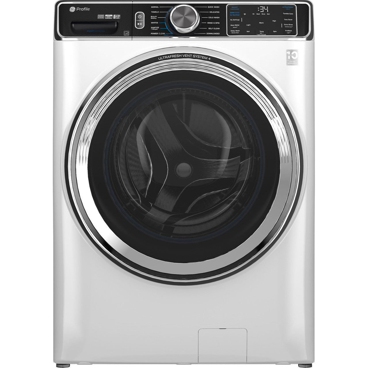 GE Profile PFW870SSVWW 5.3 cu. ft. Front Load Washer with UltraFresh Vent+