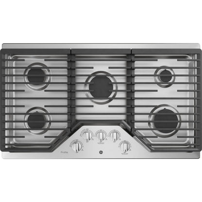 GE Profile PGP7036SLSS 36" Built-In Gas Cooktop with Five Burners