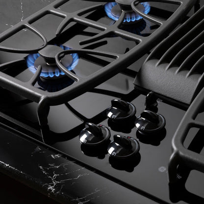 GE Profile PGP9830DRBB 30" Built-In Gas Downdraft Cooktop