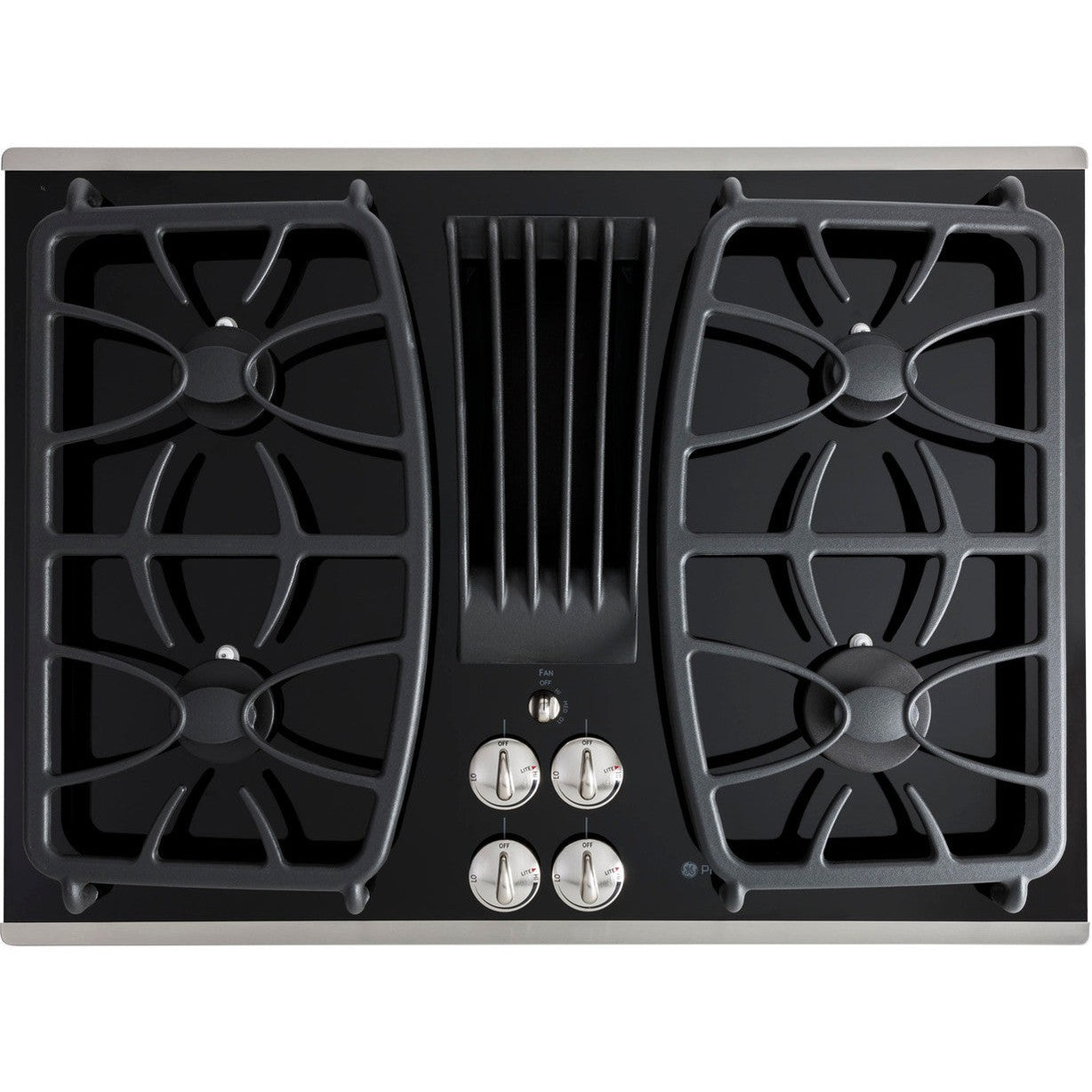 GE Profile PGP9830SRSS 30" Built-In Gas Downdraft Cooktop