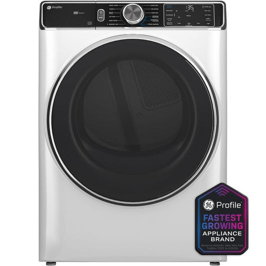 GE Profile PFD87GSSVWW 7.8 Cu. Ft. Smart Gas Dryer