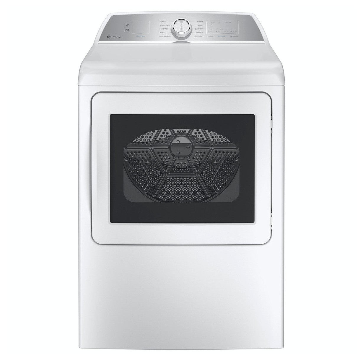 GE Profile PTD60EBSRWS 27" Electric Dryer 7.4 Cu. Ft. with Sensor Dry