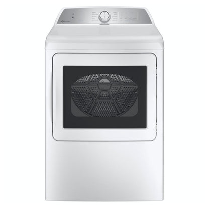 GE Profile PTD60EBSRWS 27" Electric Dryer 7.4 Cu. Ft. with Sensor Dry