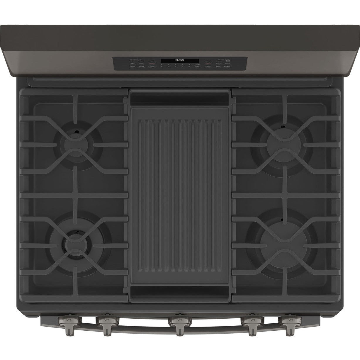 GE Profile PGB965BPTS 30" 6.7 Cu. Ft. Smart Freestanding Gas Double Oven Range with No Preheat Air Fry