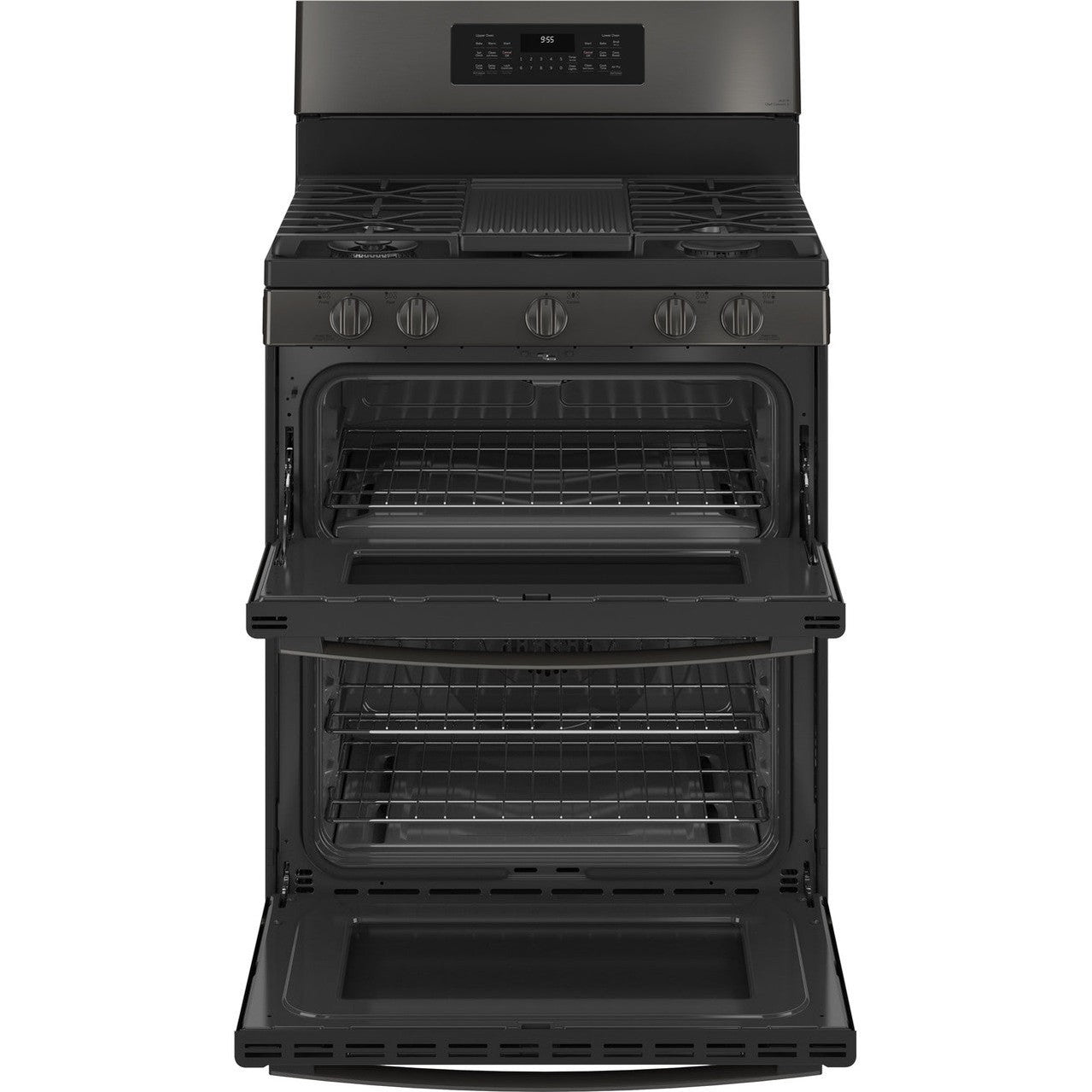 GE Profile PGB965BPTS 30" 6.7 Cu. Ft. Smart Freestanding Gas Double Oven Range with No Preheat Air Fry
