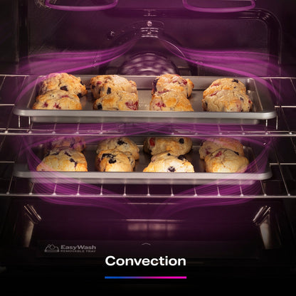 GE Profile PGF700AYFS 30" 5.3 Cu. Ft. Smart Freestanding Gas Convection Range with No Preheat Air Fry
