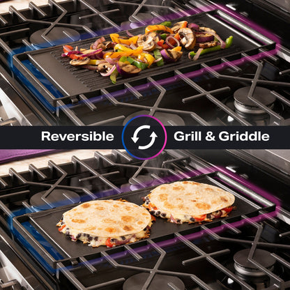 GE Profile PGF700AYFS 30" 5.3 Cu. Ft. Smart Freestanding Gas Convection Range with No Preheat Air Fry