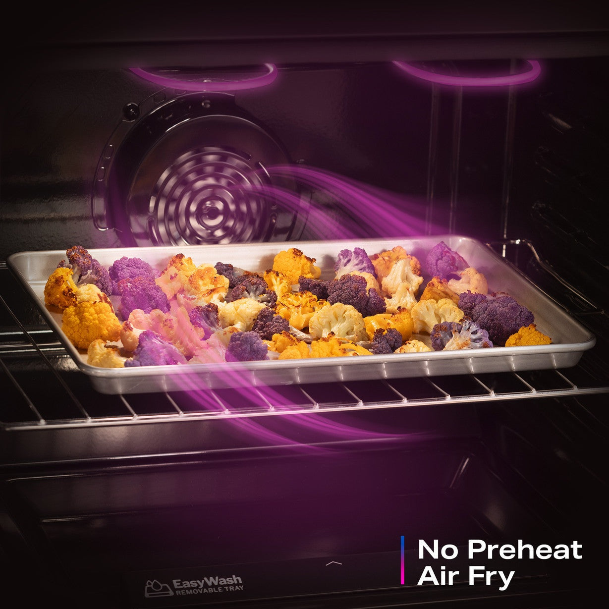GE Profile PGF700AYFS 30" 5.3 Cu. Ft. Smart Freestanding Gas Convection Range with No Preheat Air Fry
