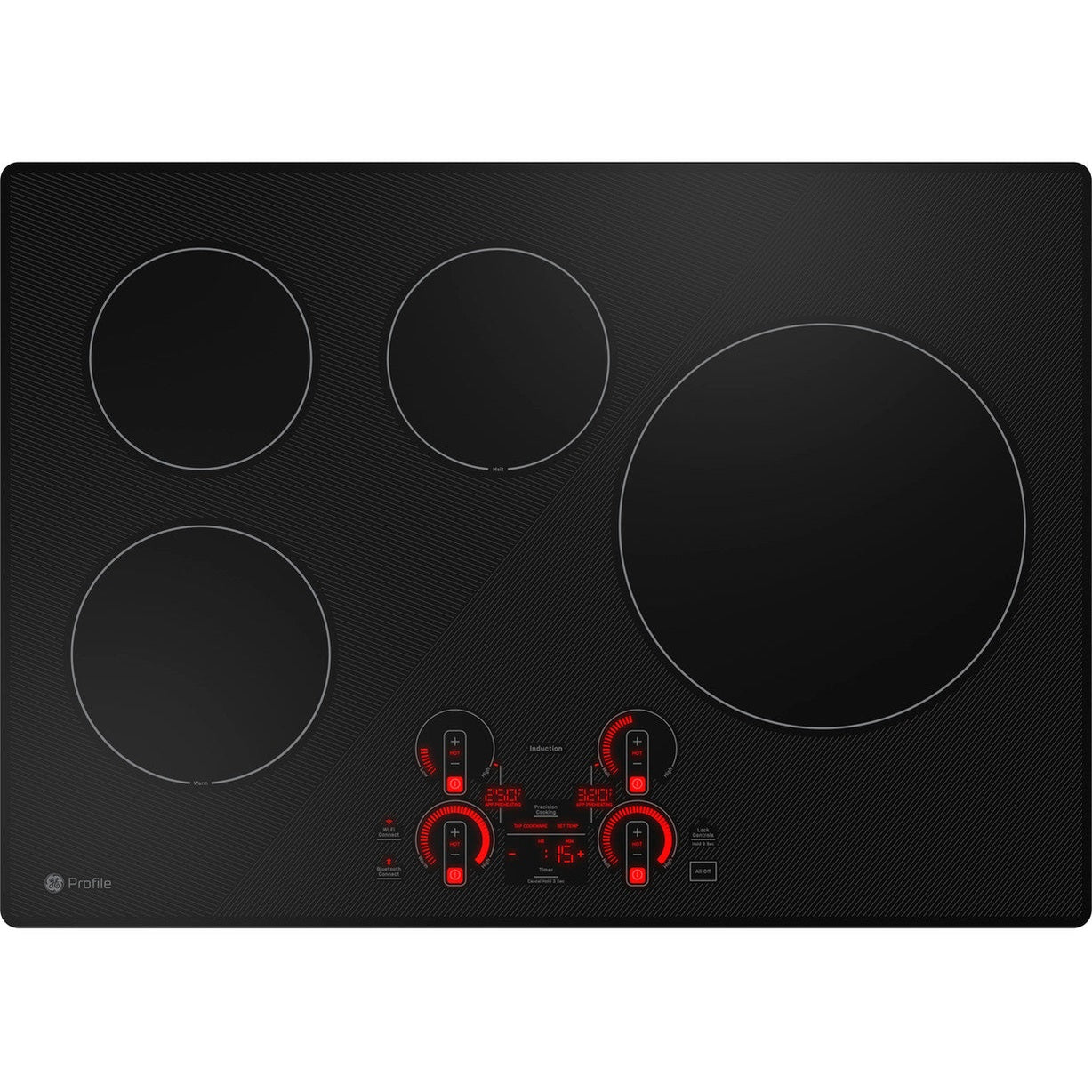 GE Profile PHP7030DTBB 30" Built-In Touch Control Induction Cooktop