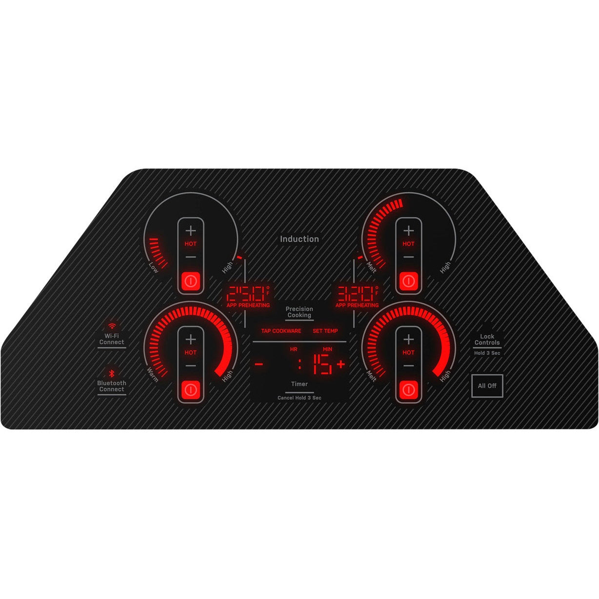 GE Profile PHP7030DTBB 30-inch Built-In Touch Control Induction Cooktop