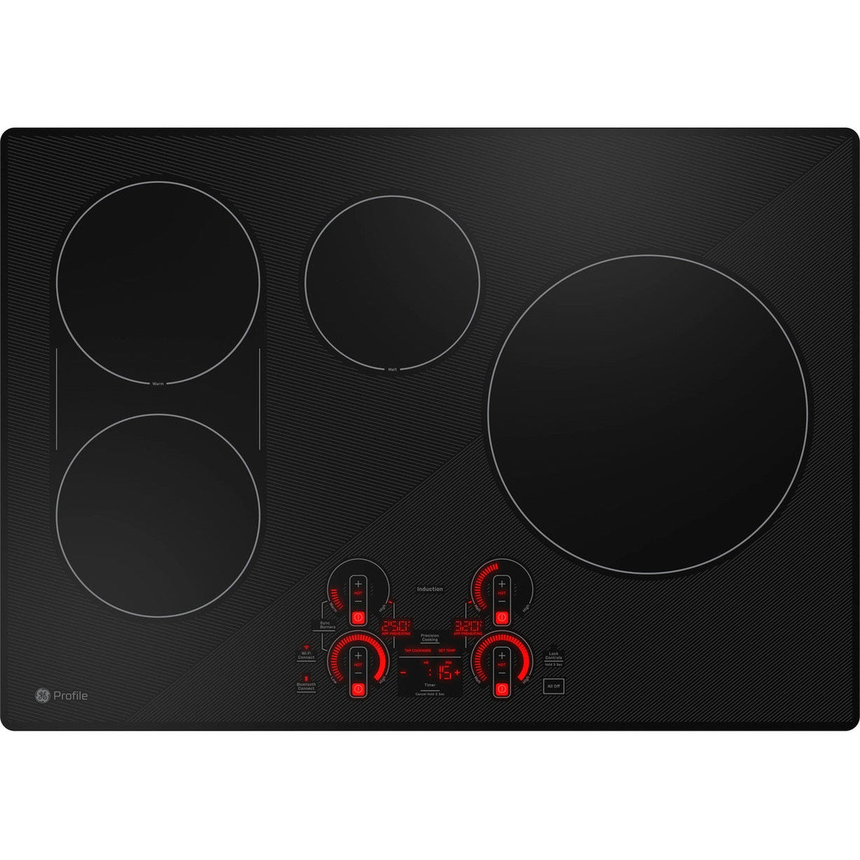 GE Profile PHP9030DTBB 30" Built-In Touch Control Induction Cooktop