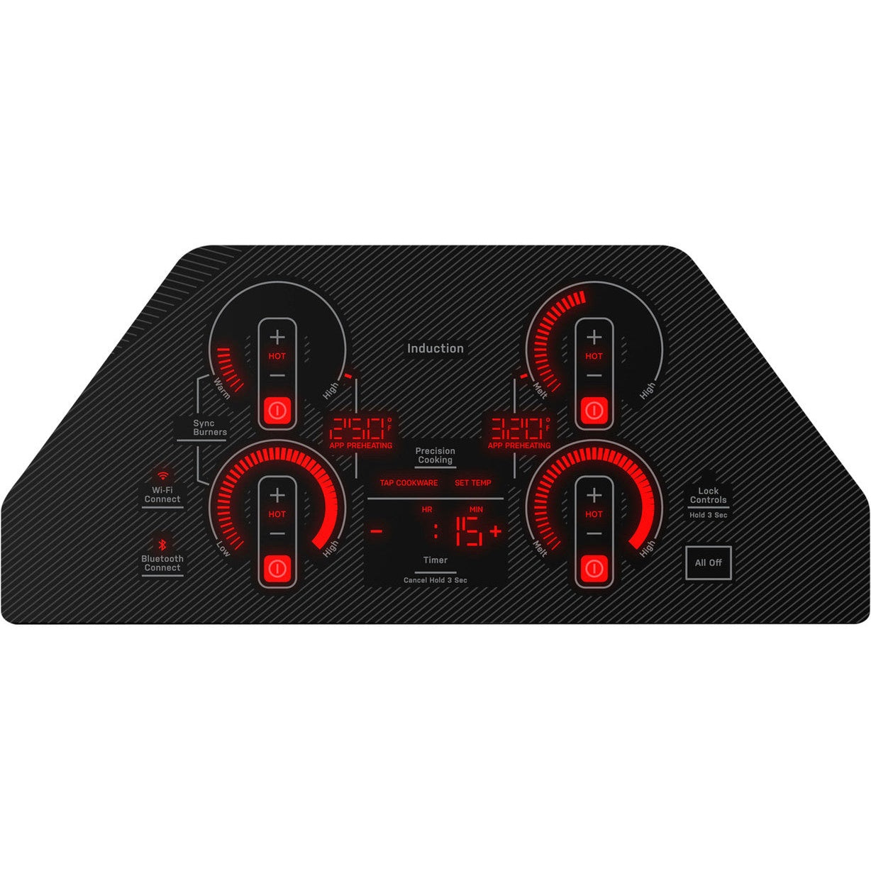 GE Profile PHP9030STSS 30-inch Smart Built-In Induction Cooktop