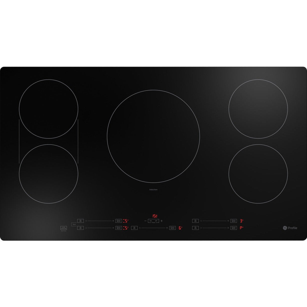 GE Profile PHP6036DWBB 36" Built-In Touch Control Induction Cooktop