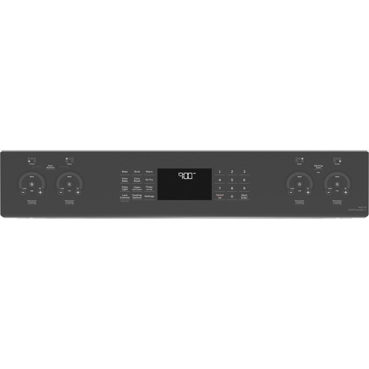 GE Profile™ 30" PHS930YPFS Smart Slide-In Fingerprint Resistant Front-Control Induction and Convection Range with No Preheat Air Fry